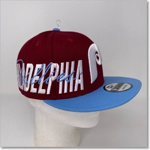 NWT Philadelphia Phillies Snapback Hat Retro Script Cap Cooperstown MLB Baseball - Picture 1 of 7