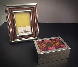 Vintage Designer Zinn Designer Rahmen & Schmuckschatulle Made in Boliva - von Pitti - Bild 1 von 6