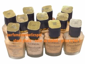 L'OREAL COLOR ENDURE MAKEUP STAY-ON 1,12 OZ / 33 ML - SELEZIONA IL TUO COLORE - Foto 1 di 1