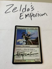 Champions of Kamigawa ** Samurai of the Pale Curtain (FOIL) ** Signed