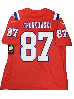 Nueva camiseta Nike limitada Rob Gronkowski para hombre talla XL New England Patriot rojo vapor Foto 1 de 4