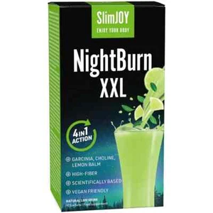 SLIMJOY NIGHT BURN XXL - SHED THE POUNDS AS YOU SLEEP - LIME - 10 Sachets BNIB