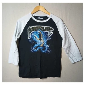Disney Powerline Graphic T-Shirt 3/4 Sleeve Goofy Movie Tee Size Medium - Picture 1 of 6