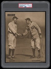 1909 M101-2 SPORTING NEWS SUPPLEMENT TY COBB/HONUS WAGNER PSA AUTHENTIC STUNNING