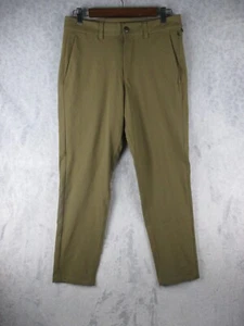 Lululemon Pants Men Sz 30x27 Commission Pant Slim Warpstreme Beige Artifact - Picture 1 of 13