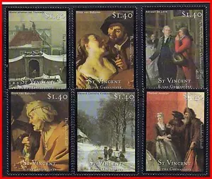 SAN VICENTE = PINTURAS HOLANDESAS MNH judaica, literatura, DISFRACES - Imagen 1 de 1