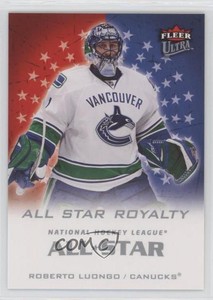 2008-09 Fleer Ultra All Star Royalty Roberto Luongo #ASR2 HOF