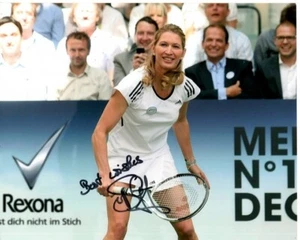 STEFFI GRAF Signed 8x10 TENNIS Photo w/ Hologram COA - Picture 1 of 2