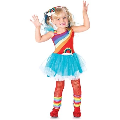 enchanted costumes by leg avenue Rainbow Doll Toddler size XS 3T-4T preowned - Image 1 of 2