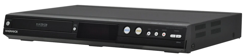 Magnavox MDR535 500GB HDD and DVD Recorder with SD Digital Tuner (Black) - Image 1 of 2