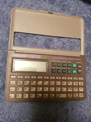 OLIVETTI D500 AGENDA ELETTRONICA CALCOLATRICE 100% FUNZIONANTE  - Immagine 1 di 3