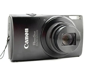 Cámara digital compacta 90 % nueva Canon PowerShot ELPH 170 IS 12x 20 MP-Negra - Imagen 1 de 12