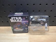 Star Wars Micro Galaxy Squadron Snowtrooper with Hoth Speeder Bike Series 3 rare