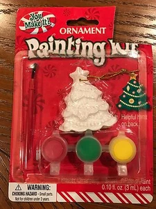 2 Christmas Ornaments U-Paint Ready To Paint Plaster - Picture 1 of 3