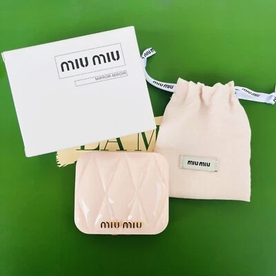 Espejo de Maquillaje Miumiu, Espejo Portátil, Espejo Pequeño Plegable, Portátil para Viajar Foto 1 de 3