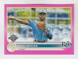 Ryan Spikes 2022 Topps Pro Debut Rookie Fuchsia Parallel /199 FCL RAYS - Bild 1 von 1