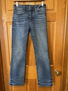 U65 American Eagle Jeans Blue Denim Original Bootcut Flex Mens 28x32 - Picture 1 of 4