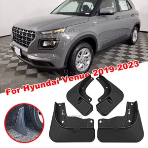 For Hyundai Venue 2019-2023 Front Rear Mud Flaps Splash Guard Mudguards 4X - Picture 1 of 4