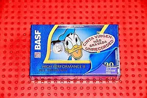 BASF "DONALD DUCK" VS. I 90 TYPE II BLANK CASSETTE TAPE (1) (SEALED) - Picture 1 of 3
