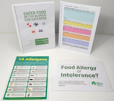 HARMONYDELTA PUBLISHING Safer Food Better Business For Caterer 2025 2025 +13 Month Diary & Temp & Signs.