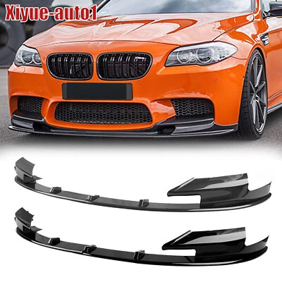 M Performance Style Front Bumper Lip Spoiler Splitter Chin For BMW F10 M5 12-16 - Image 1 of 3