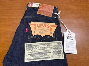 NWT Levi's Vintage Clothing 1954 501ZXX W29xL32 RAW 12Oz Selvedge Jeans - Picture 1 of 12