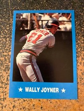 Wally Joyner Angels 1989 Pacific Comics & Cards Ser 1 RARE UNLICENSED CARD #4