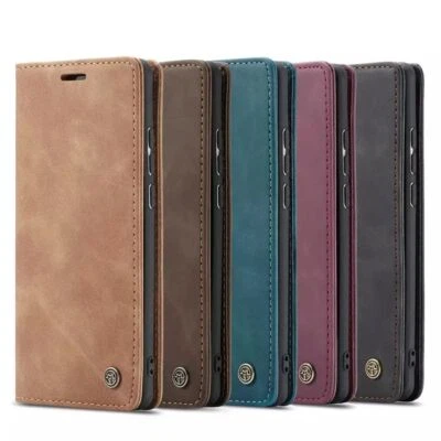 CASEME Handy Hülle Magnet Flip Book Case Cover Tasche Wallet Etui Schutzhülle