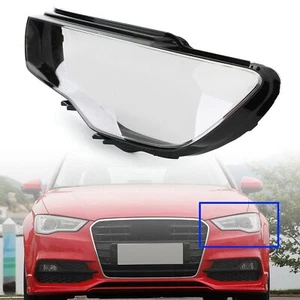 Headlight Cover Headlamp Lens Left Fit Audi A3 2013-2016 Clear ZY - Picture 1 of 12