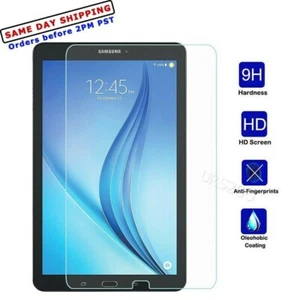 Tempered Glass Screen Protector for Sprint Samsung Galaxy Tab E 9.6" T567V Phone - Picture 1 of 1