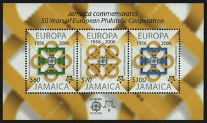 Jamaica 2005 - Mi-Nr. Block 56 ** - Estampillada sin montar o nunca montada - 50 años de marcas europeas - Imagen 1 de 1