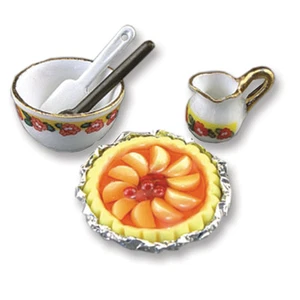 Reutter Porzellan Pfirsichzeit / Peach Time Puppenstube 1.864/8, 1:12