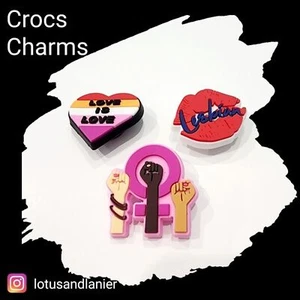 Crocs Love is Love Charms Set of 3 - Picture 1 of 3