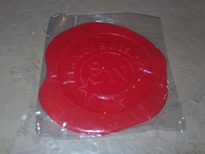 NEW IN PACKAGE MAKER'S MARK SIGNATURE BOURBON RED RUBBER COASTER VENDOR PROMO - Picture 1 of 2
