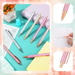 20 Pcs Ballpoint Pens Comfortable Writing Metal Retractable Black Ink Gift Pe... - Picture 1 of 1
