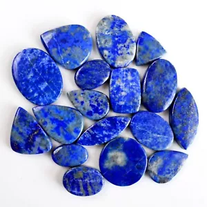 17Pcs 405Cts Natural Blue Lapis Lazuli Cabochon Gemstone Lot 18x10-31x23mm#14103 - Picture 1 of 8