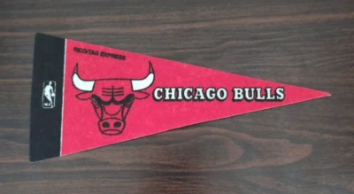 Pennant, Chicago Bulls, Mini, Mancave, Sportsbar, Kids Room, Playroom - Image 1 of 2