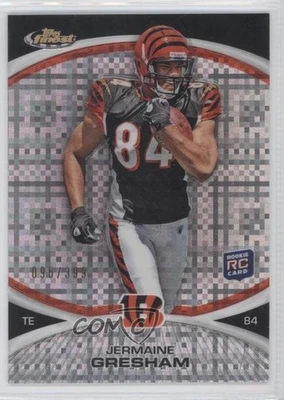 2010 Topps Finest X-Fractor /399 Jermaine Gresham #27 Rookie RC - Image 1 of 2