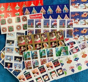 Sammlung:Weihnachtsmarken 28 postfrische Blätter;insgesamt 560 Marken;10 verschiedene Motive - Bild 1 von 2