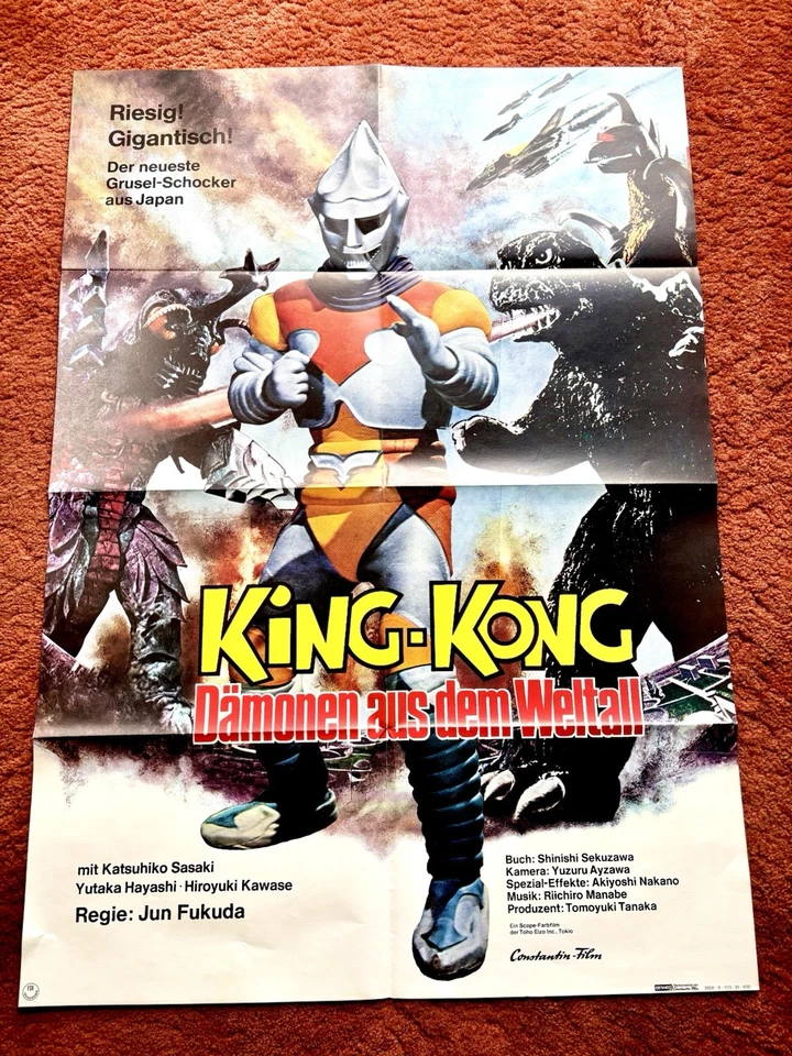 King Kong - Dämonen aus den Weltall Kinoplakat Poster A1, Godzilla, Jun Fukuda - Bild 1 von 1