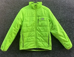 The North Face Jacke Herren Small S Fluorescent Green Puffer Neon Mantel Full Zip - Bild 1 von 8