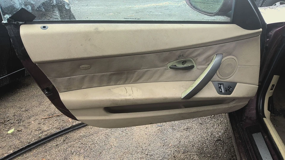 04 BMW Z4 Front Door Trim Panel Driverleather Oregon Beige Foto 1 de 1