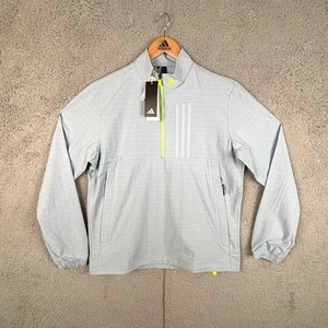 Chaqueta Pullover Adidas Golf Ultimate365 Tour WIND.RDY 1/2 Cremallera IJ9831 Talla M Azul - Imagen 1 de 8