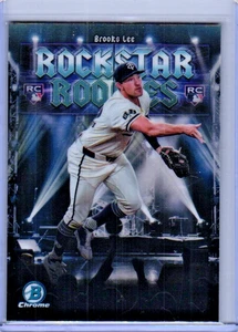 2025 Bowman #RR-9 Brooks Lee Rockstar Rookies MINNESOTA TWINS ROOKIE - Picture 1 of 2