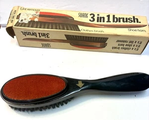 Cepillo de ropa vintage 3 en 1 cepillo removedor de pelusa y cuerno para zapatos Alemania Occidental - Imagen 1 de 13