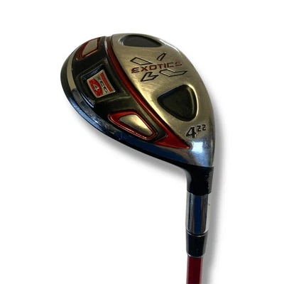 Madera de calle Tour Edge Exotics XCG4 22° 4 diestro - R Flex Fujikura varilla de grafito Foto 1 de 4