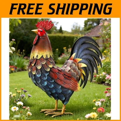 Realistic Rooster Sculpture for Outdoors - Image 1 of 4