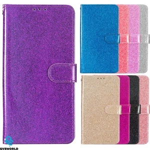 Case for Huawei P50 Pro P50 P40 P30 P20 P10 Y6P Y5P Bling Wallet Case Flip Cover - Picture 1 of 21