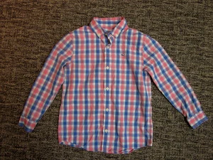 Vineyard Vines, Child, Long Sleeve, Plaid Shirt, Boy's Size 7 - Picture 1 of 8