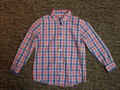 Vineyard Vines, Niño, Manga Larga, Camisa a Cuadros, Niño Talla 7 Foto 1 de 4